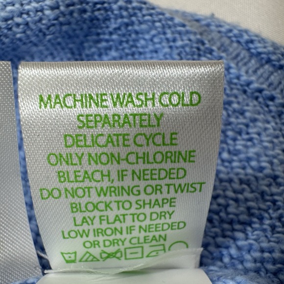 LILLY PULITZER Womens Sz L Pippy Sweater Blue Peri Sun Sand Sea NWOT $138 Preppy - Picture 10 of 13